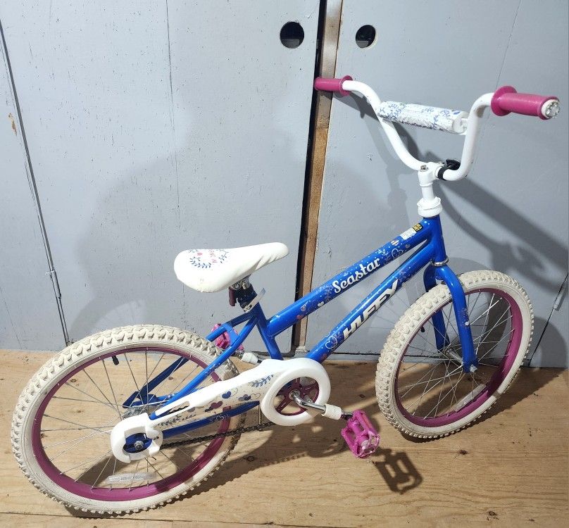 Huffy: Seastar Girls Bike (Blue, Pink & White)