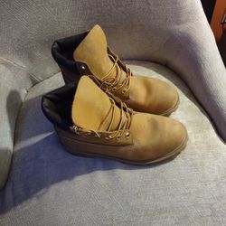 Timberland Tan Boots, Size 7, Used But In Good Shape!