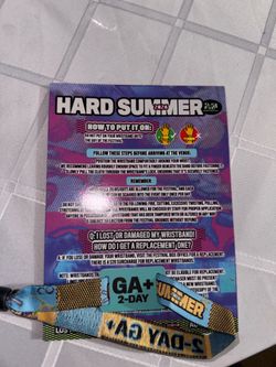 2DAY GA+ hard summer