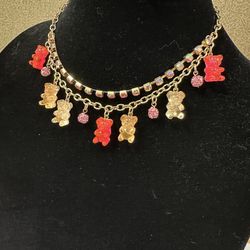 Teddy bear Fashion Necklace 