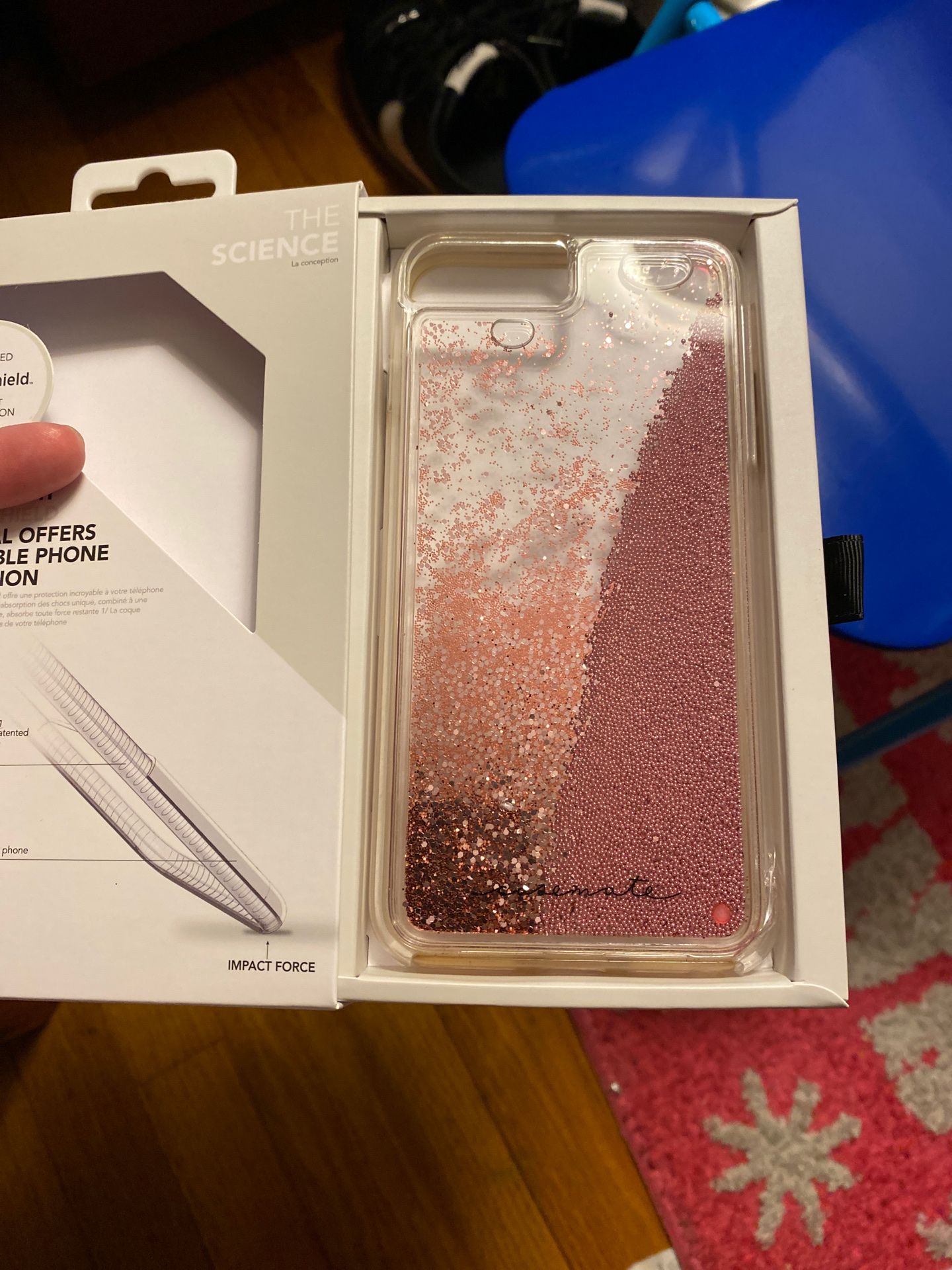 Case mate pink waterfall case.