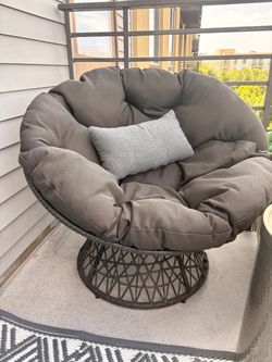 Outdoor Papasan chair