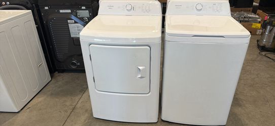 🔥 Frigidaire 4.1 cu. ft. Top Load Washer with AUTOSENSING and 7.0 cu. ft. Electric Dryer with SENSORDRY Technology BRAND NEW OPEN BOX