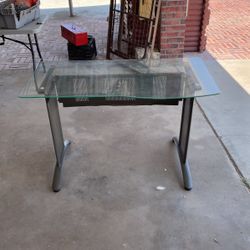 Glass Desk 