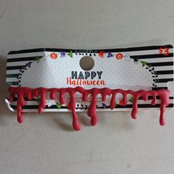 Happy Halloween•Blood Choker•12 Inch Choker With Extender