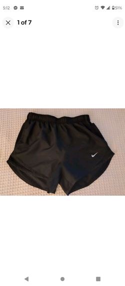 Nike Women's Solid Black Lined Running Shorts Size Small EUC