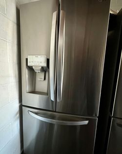 LG 3-Door Fridge Stainless Steel with Ice Maker