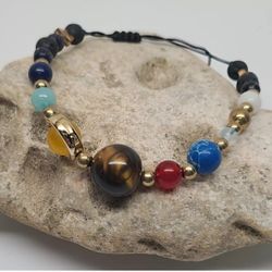 15 pc lot solar planets beaded bracelet Sun Earth Mars Jupiter Venus Saturn More