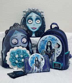Loungefly Corpse Bride Backpacks / Crossbody Bag and Wallet Set