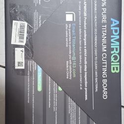 Titanium Cutting Board Set of 3,100% Pure Titanium Cutting Boards for Kitchen, Double Sided Non Toxic Cutting Board, Ideal Charcuterie & Chopping for 