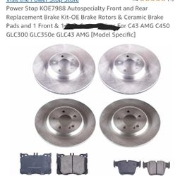 Front Rotors & Brake Pads