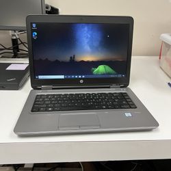 HP ProBook 640 G2 14” Laptop 2.4ghz Core i5-6200U 8GB RAM 256GB SSD Windows 10 Pro Webcam WiFi 