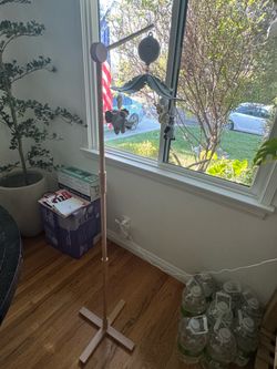 Mobile crib arm