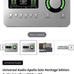 Apolo solo uad audio interface