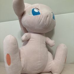 Pokémon Mew Large plush 24in Dragon White Type Big Size Doll Cute Kid Game Two 