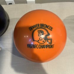 Bronco Bowling Ball