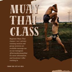 Muay Thai training