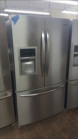 Stainless steel fridge