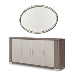 Roxbury Park Slate Sideboard & Mirror