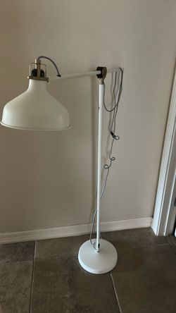 Ikea White Adjustable Floor Lamp