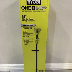 RYOBI ONE + HP 15" 18V Cordless String Trimmer