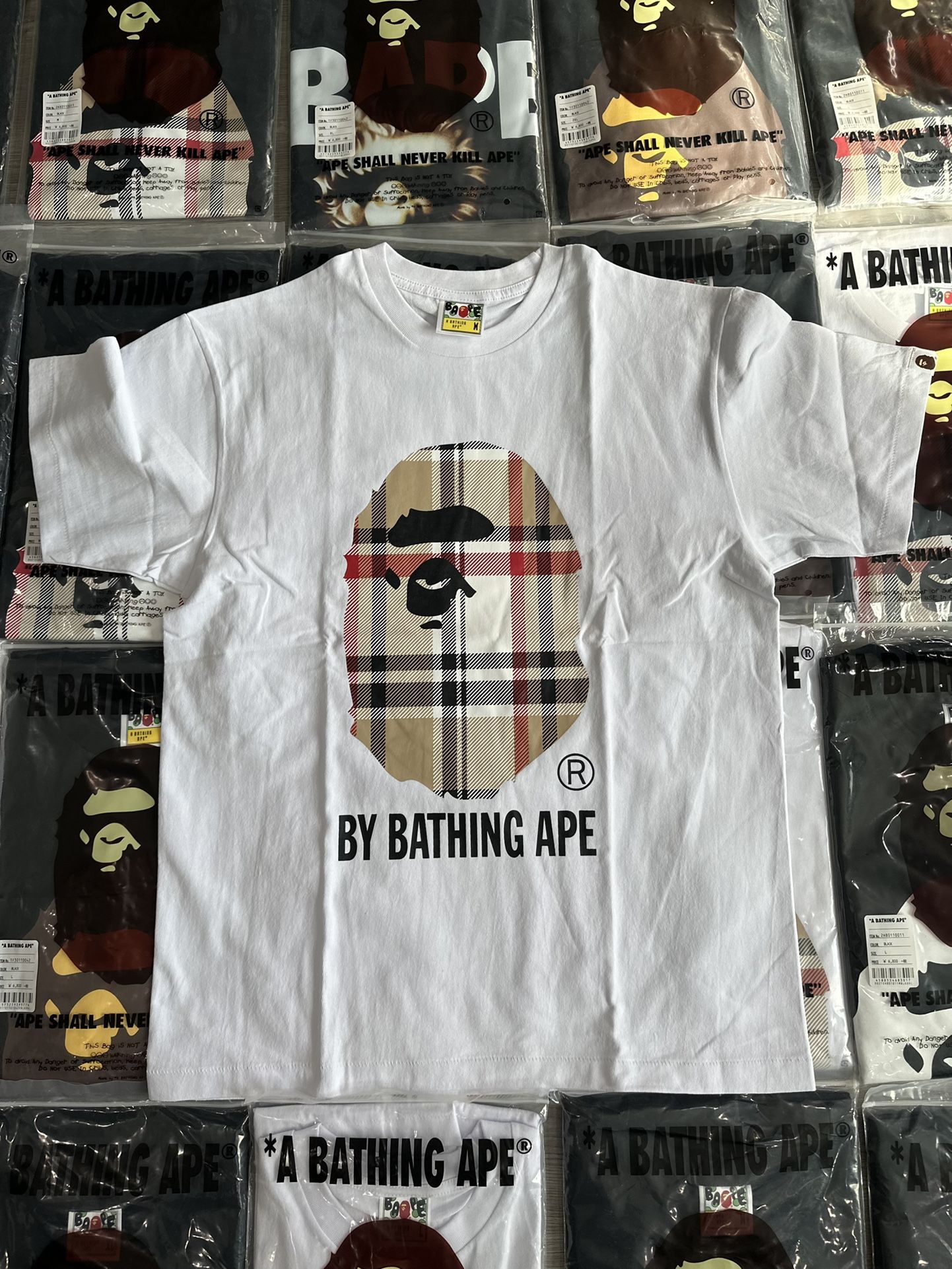 Bape Burberry Tee