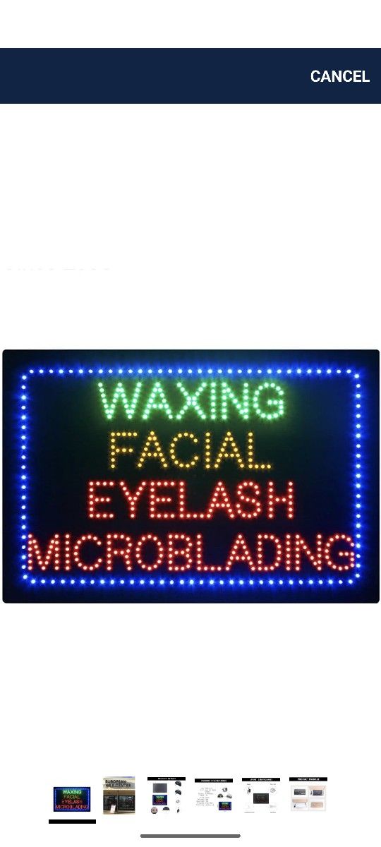 Led Light Business Sign 