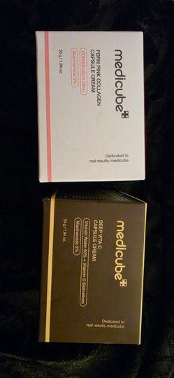 Medicube PDRN Pink Collagen Capsule Cream
And Deep Vita C Capsule Cream