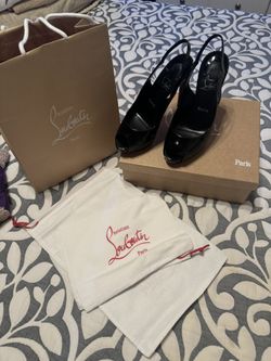 Christian Louboutin  (hot chick sling alta 120)