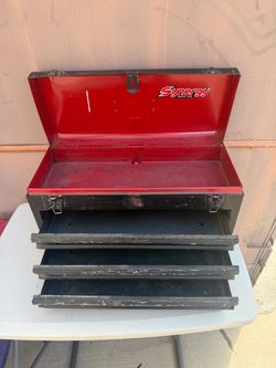 Metal 3-Drawer Portable Toolbox