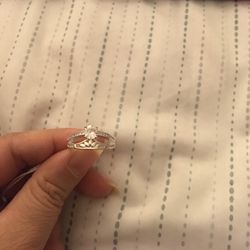 Real 925 Sterling Silver Crown Ring Size 8