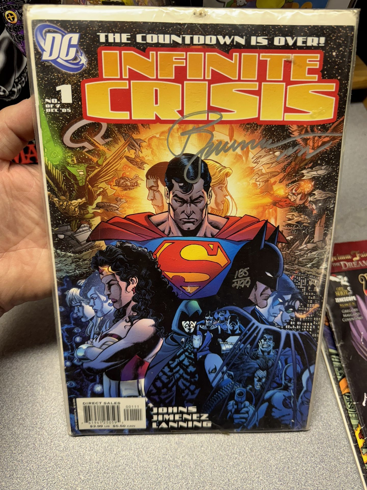 Signed Superman Comic 