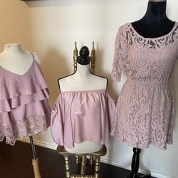 Pink Shirts And Dresses