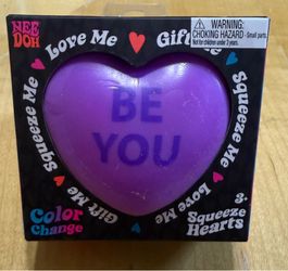 NEEDOH Color Change Squeeze Hearts Rare Squishy Toy
