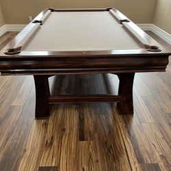 Custom Wood Pool Table