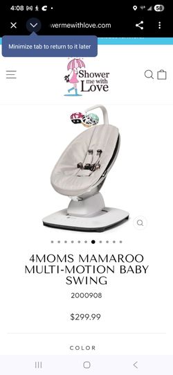 Mamaroo motion swing