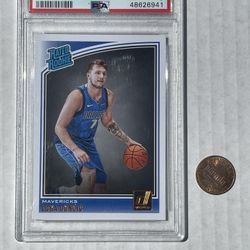 Luka Doncic Rookie PSA9