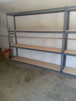 Garage Shelving Racks 96x18 Stock Supply Shelves Stronger Than Homedepot Lowes Costco And Ivar Systems Delivery Available