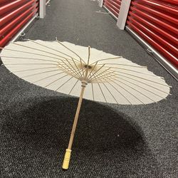 Paper And wooden umbrellas for shade, Parasol  for wedding