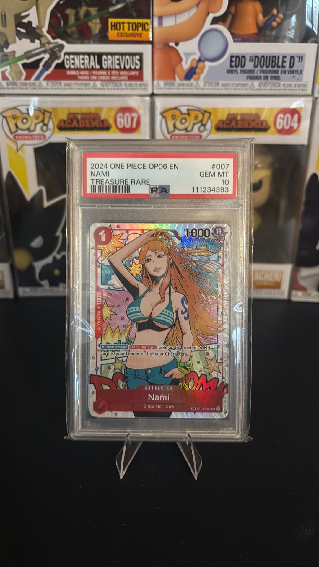 2024 One Piece OP06 Name Treasure Rare PSA 10