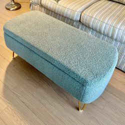 New Never Used Storage Ottoman 
