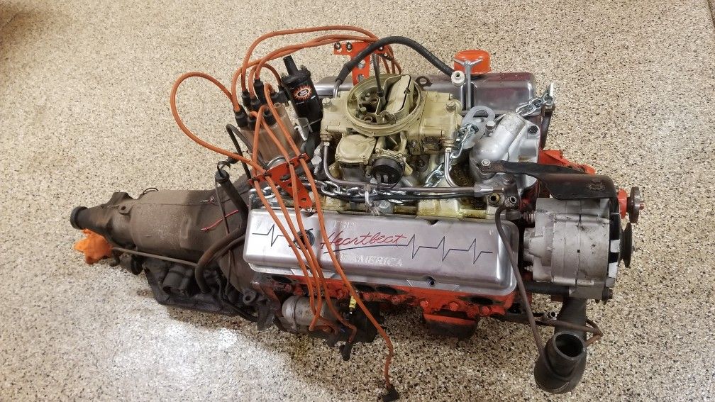 Chevy Engine small block 350 / 350 turbo Trans
