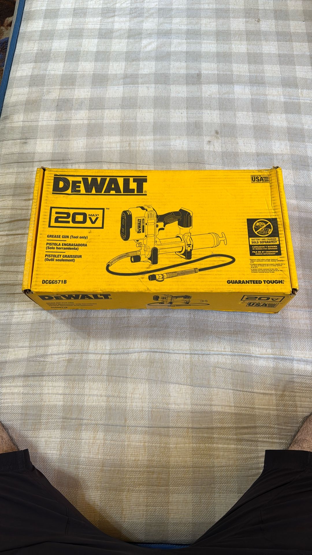 DEWALT 20V MAX Cordless 10,000 PSI Variable Speed Grease Gun (Tool Only)