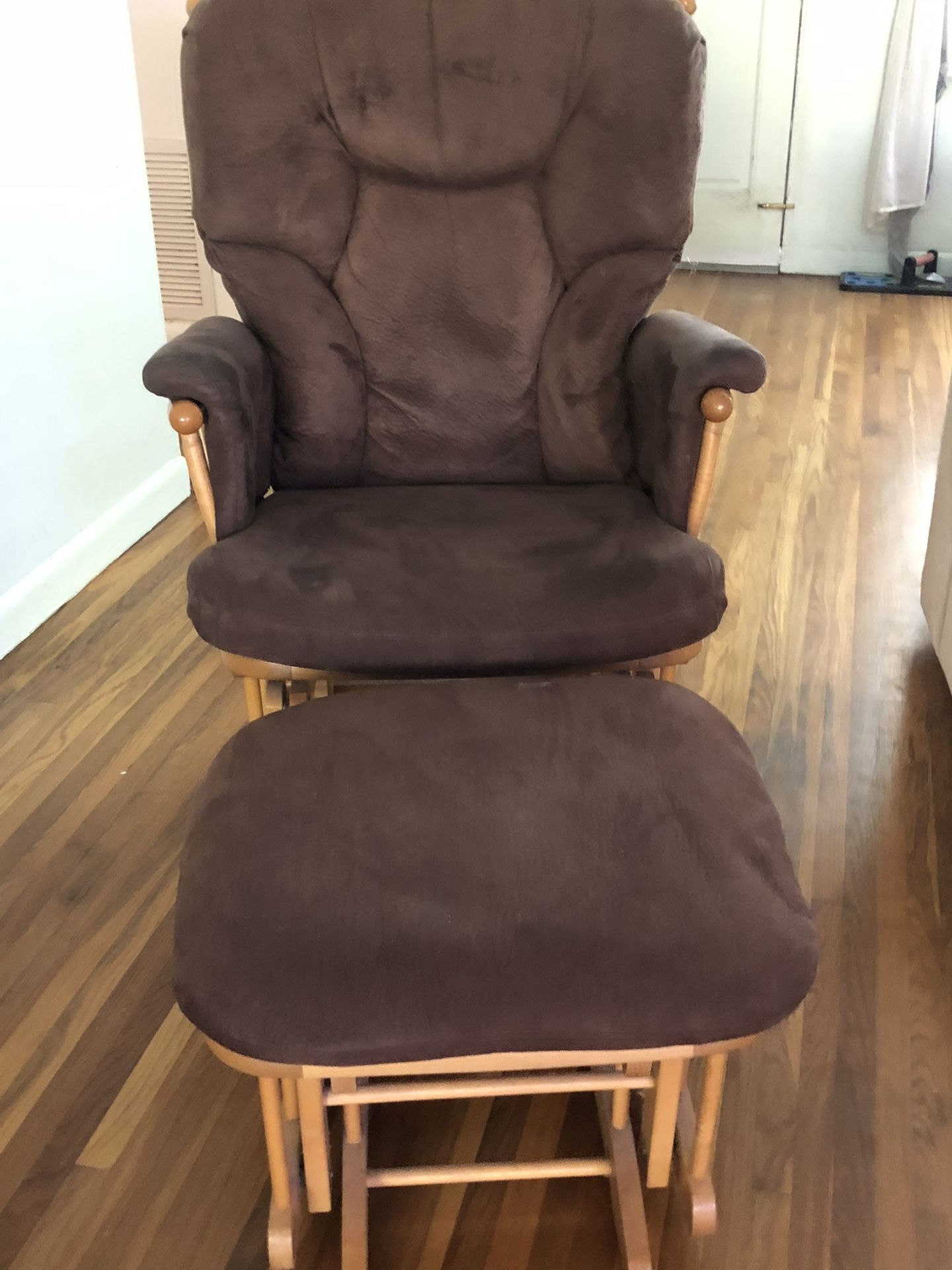 Rocking Chair with Foot Stool