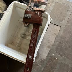 Plastic big pipe wrench Costume Prop 26 inches