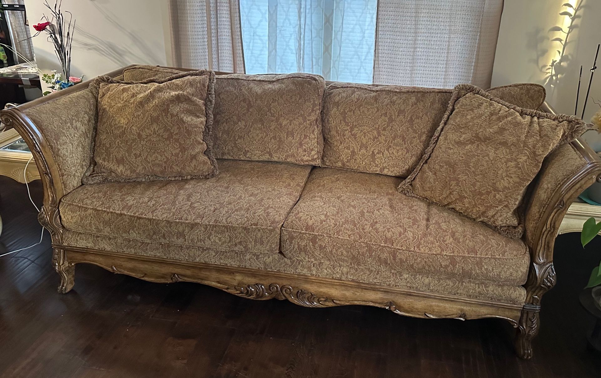 Bernhardt Sofa and Chair With Ottoman