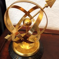 Brass Tabletop Armillary Nautical Sphere Sundial

