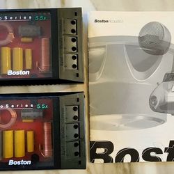 Boston Acoustics Pro Series 5.5X Crossover Pair In Good Working Condition With Installation Manual 