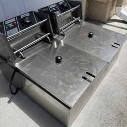 Double Deep Fryer Works Perfect Have All Parts