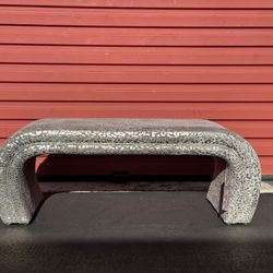 TOV Kenya Gilded Leopard Velvet Bench